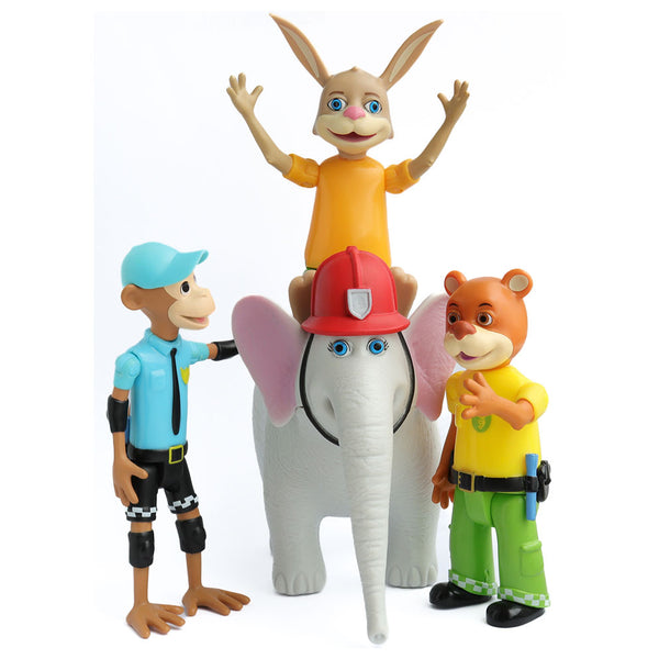 Leketøysfigurer - 4 pk