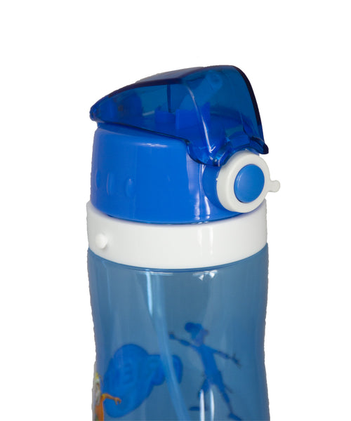 Blå drikkeflaske