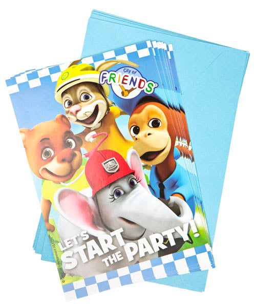 Invitasjonskort 6-pk