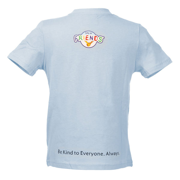 T-skjorte Blå - Apa, Ted og Elfie